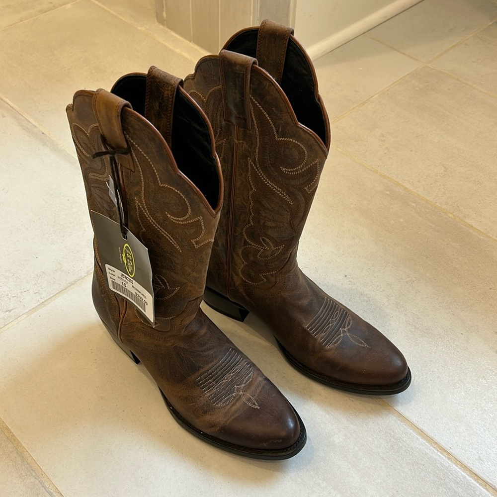 J B Dillon cowboy boots size 8